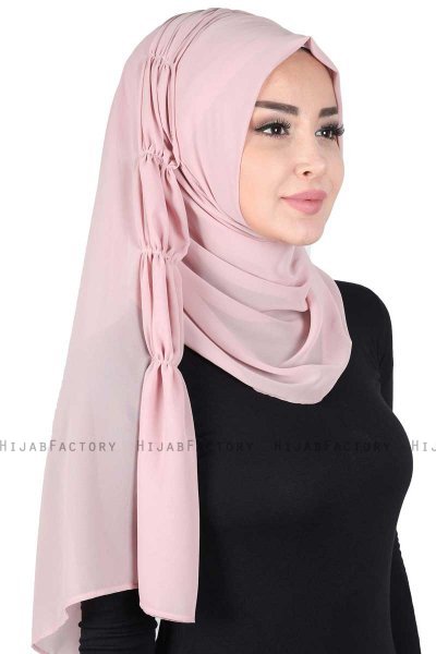 Disa - Oudroze Praktisch Chiffon Hijab