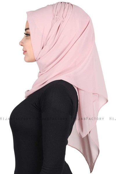 Disa - Oudroze Praktisch Chiffon Hijab