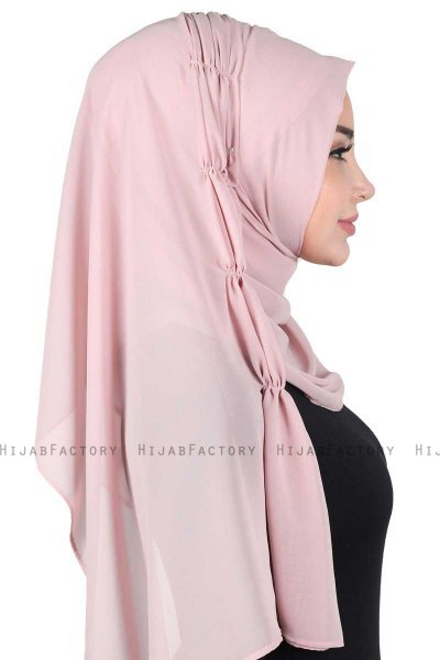 Disa - Oudroze Praktisch Chiffon Hijab