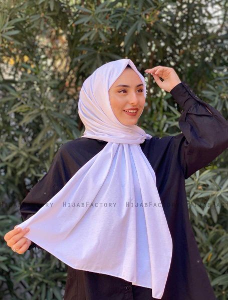 Djamila - Wit Katoenen Hijab - Mirach