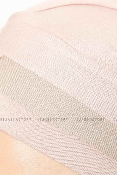 Duru - Oudroze & Licht Taupe Jersey Hijab