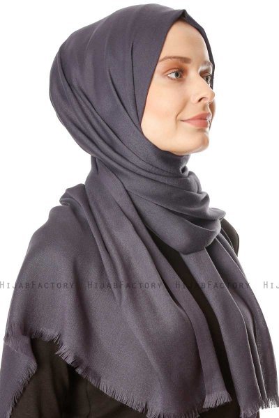 Ece - Anthracite Pashmina Hijab