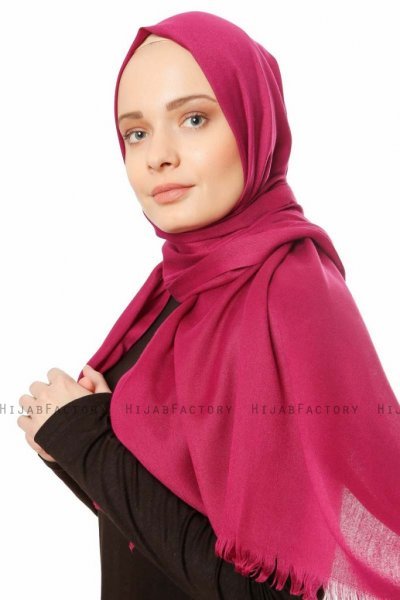 Ece - Fuchsia Pashmina Hijab