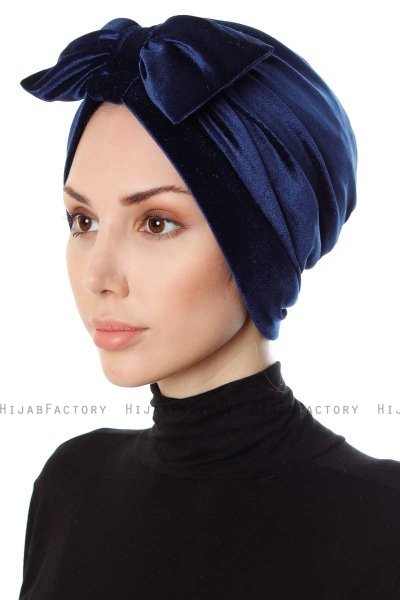 Ekin - Marineblauw Turban