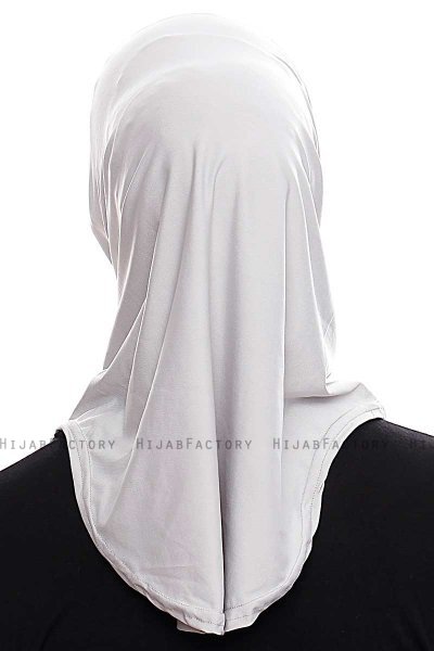 Elif - Lichtgrijs Sport Hijab - Ecardin