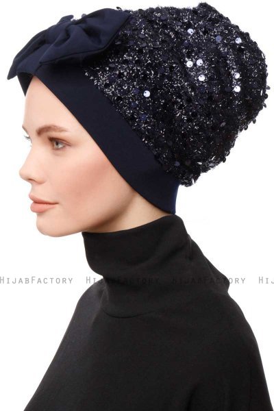Enfleda - Marineblauw Turban