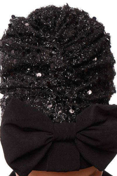 Enfleda - Zwart & Zwart Turban
