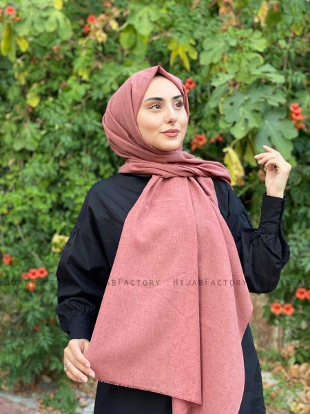 Ermina - Terracotta Katoenen Hijab - Mirach