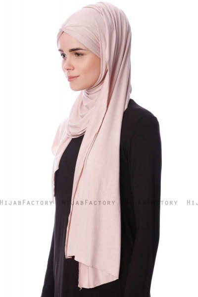 Eslem - Oudroze Pile Jersey Hijab - Ecardin