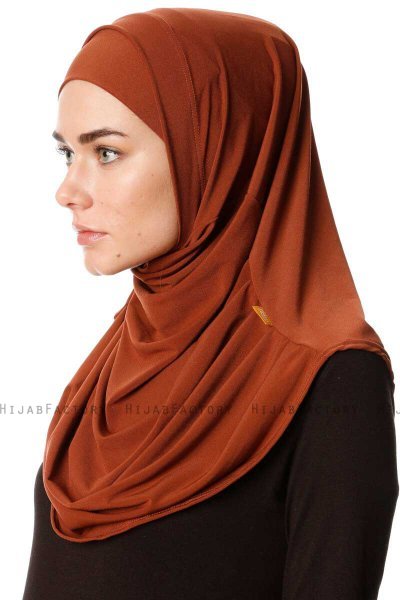 Esma - Baksteenrood Amira Hijab - Firdevs