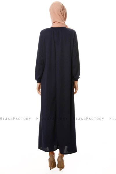 Esra - Marineblauw Jurk - Miss Halima