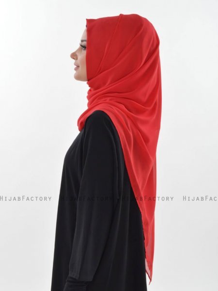 Evelina Röd Praktisk Hijab Ayse Turban 327410c