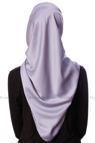 Eylul - Grijs Plein Rayon Hijab