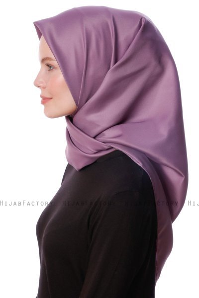 Eylul - Purper Plein Rayon Hijab