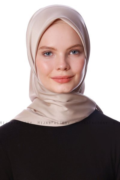 Eylul - Taupe Plein Rayon Hijab