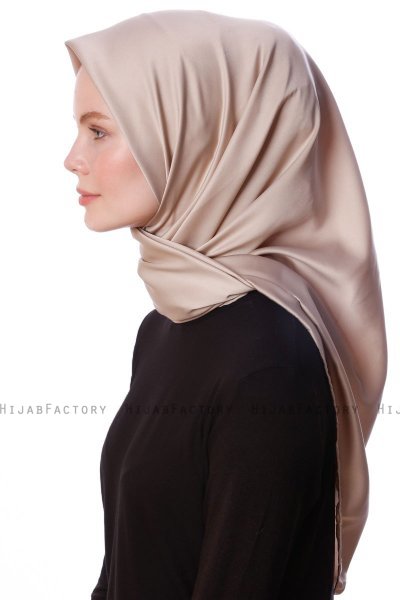 Eylul - Taupe Plein Rayon Hijab