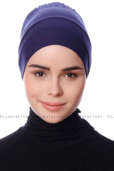 Fatma - Marineblauw Onderkapje - Özsoy