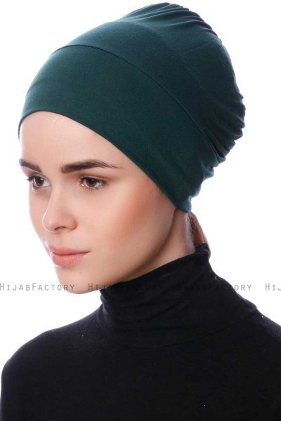 Fatma - Donkergroen Onderkapje - Özsoy