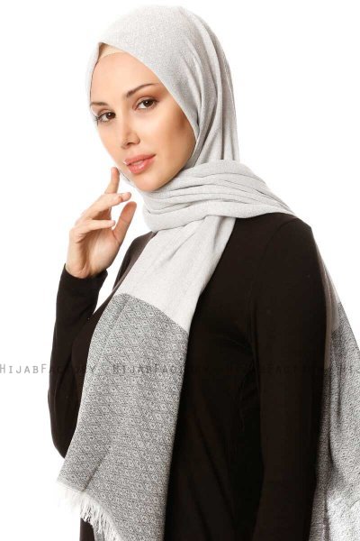 Fehime - Grijs Hijab - Özsoy