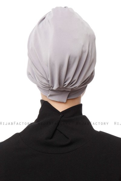 Gamze - Lichtgrijs Turban