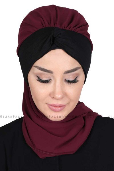 Gill - Pruim & Zwart Praktisch Hijab