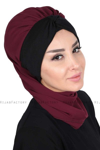 Gill - Pruim & Zwart Praktisch Hijab