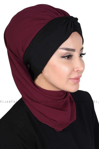 Gill - Pruim & Zwart Praktisch Hijab