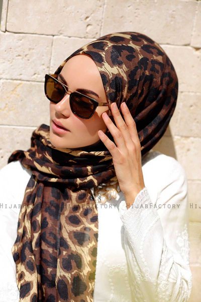 Gizala - Luipaard Gevormde Hijab - Sal Evi