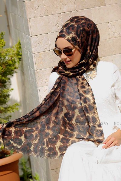 Gizala - Luipaard Gevormde Hijab - Sal Evi