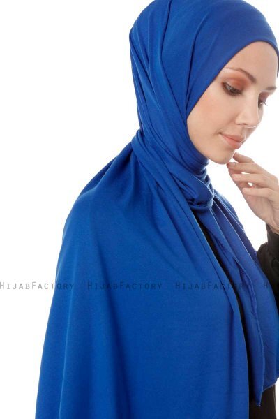 Hande - Blauw Katoen Hijab - Gülsoy