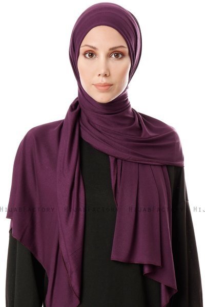 Hande - Pruim Katoen Hijab - Gülsoy