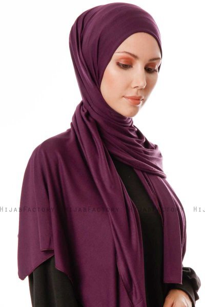 Hande - Pruim Katoen Hijab - Gülsoy
