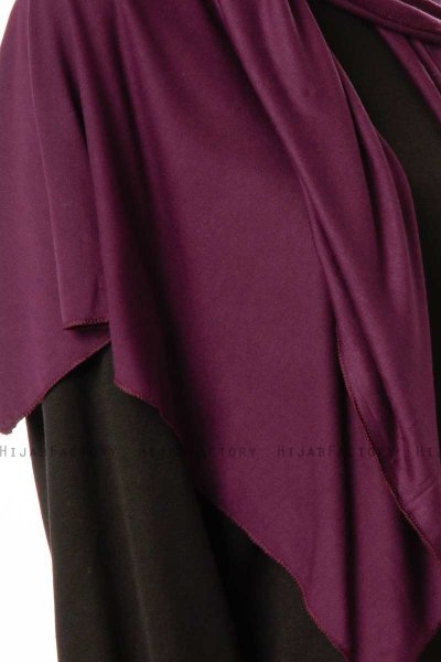 Hande - Pruim Katoen Hijab - Gülsoy