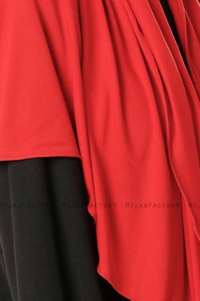 Hande - Rood Katoen Hijab - Gülsoy