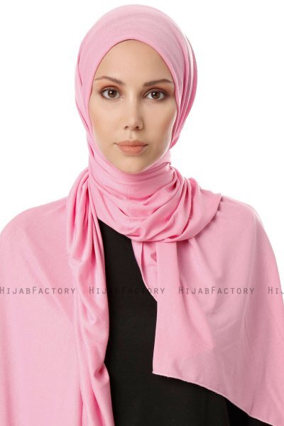 Hande - Roze Katoen Hijab - Gülsoy