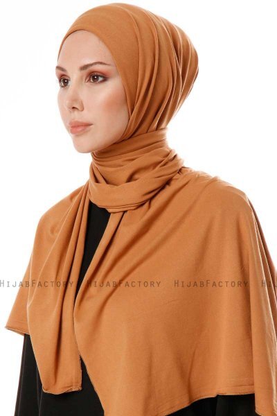Hande - Baksteenrood Katoen Hijab - Gülsoy