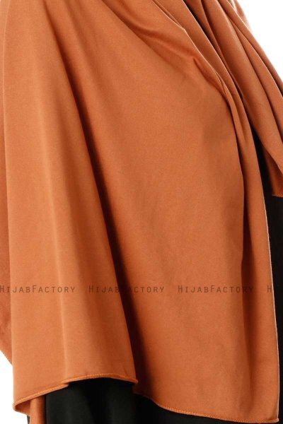 Hande - Terracotta Katoen Hijab - Gülsoy