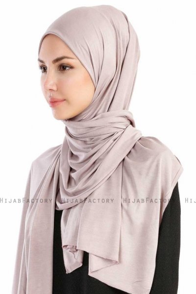 Hanfendy Stengrå Praktisk One Piece Hijab Sjal Ecardin 201738-2