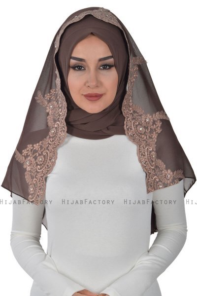 Helena - Bruin Praktisch Hijab - Ayse Turban