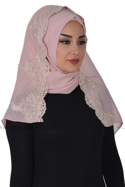 Helena - Oudroze Praktisch Hijab - Ayse Turban