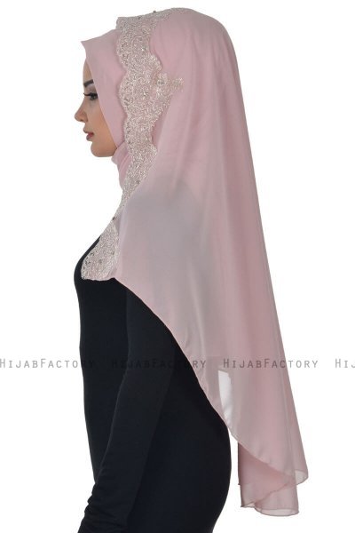 Helena - Oudroze Praktisch Hijab - Ayse Turban