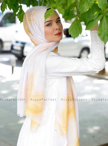 Houdah - Geel Gevormde Hijab - Sal Evi