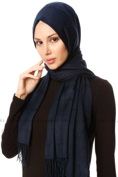 Huriye - Marineblauw Hijab - Özsoy