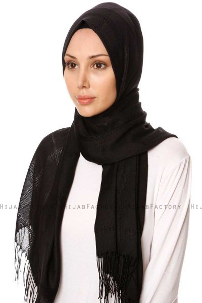 Huriye - Zwart Hijab - Özsoy