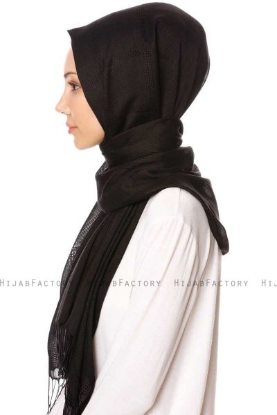 Huriye - Zwart Hijab - Özsoy