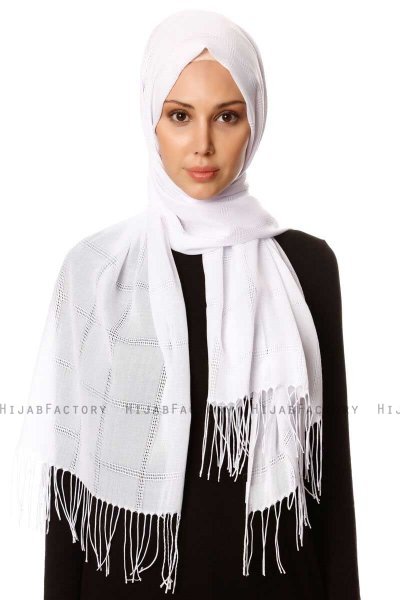 Huriye - Wit Hijab - Özsoy