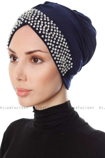 Irmak - Marineblauw Turban