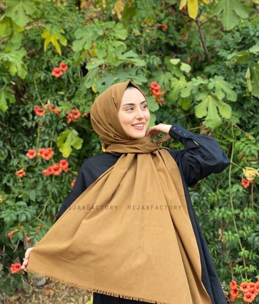 Jaeda - Kaneel Katoenen Hijab - Mirach