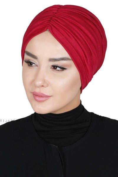 Jill - Bordeaux Katoen Turban - Ayse Turban