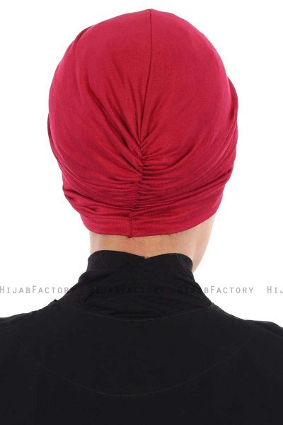 Jill - Bordeaux Katoen Turban - Ayse Turban